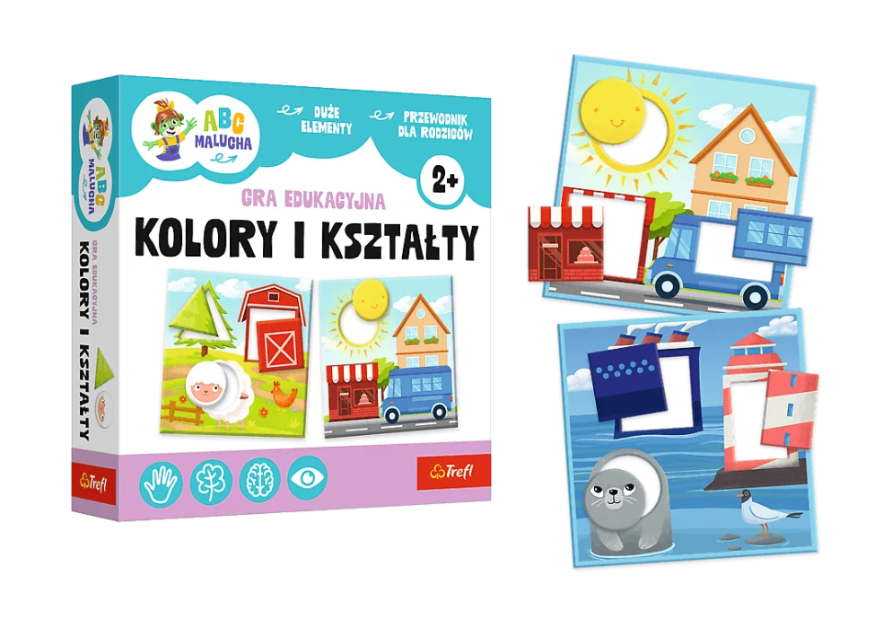 Edukační hra Trefl Gry – barvy, tvary a ABC pro malé děti — V provozu