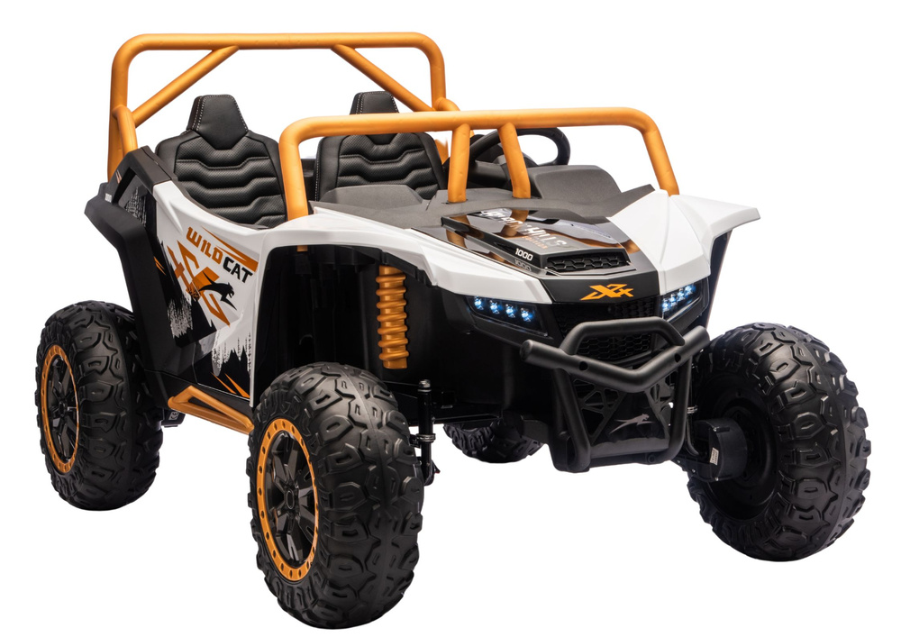 Elektrické dětské buggy LEAN CARS A600 24V 4x4 Bílá — Celkový pohled