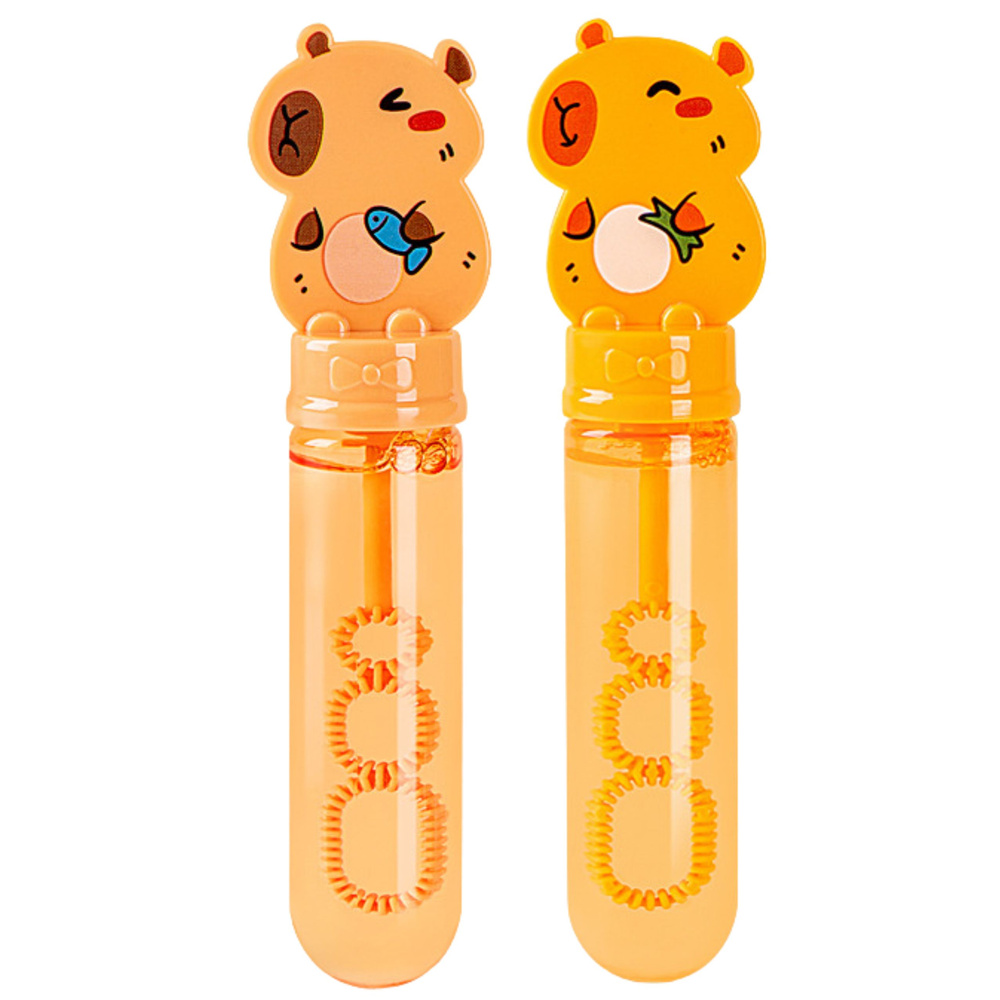 Baňky mydlane LEAN Toys Kapibara 3V1, 35 ml, pro děti od 3 let — Detail