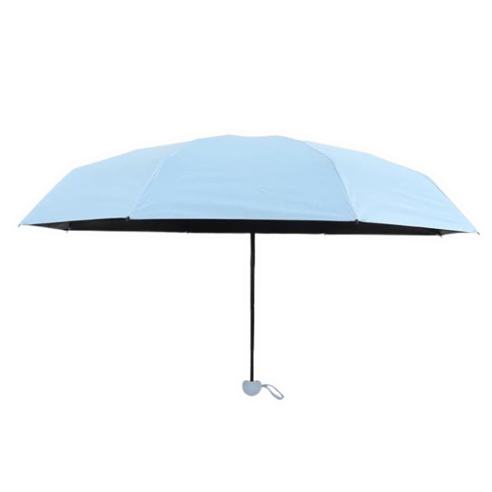 Kompaktní Skládací Deštník s UV Ochranným Faktor UPF 50+ 90 cm, Modrý — Detail