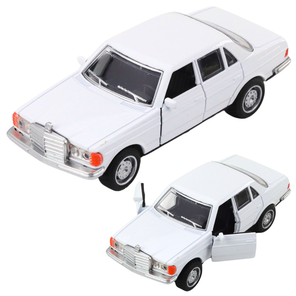 Kovové Retro Auto 1:32 se Světly, Zvuky a Pohyblivými Dveřmi — V provozu