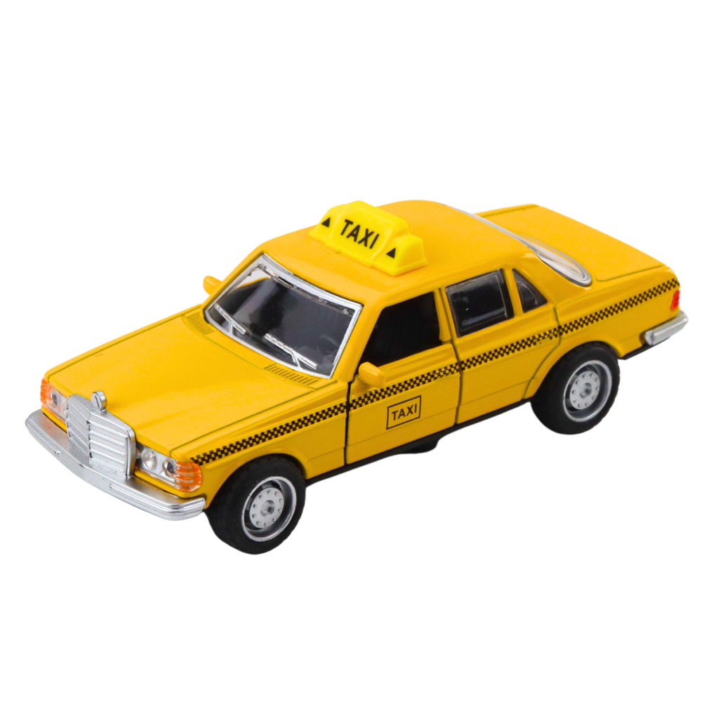 Kovový model autíčka taxi 1:32 LEAN Toys — Detail dveří
