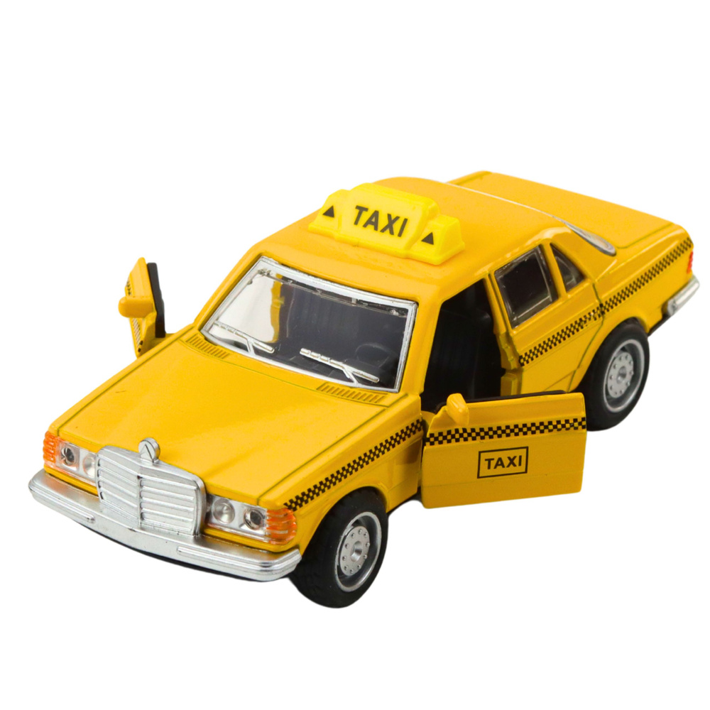 Kovový model autíčka taxi 1:32 LEAN Toys — Pohon