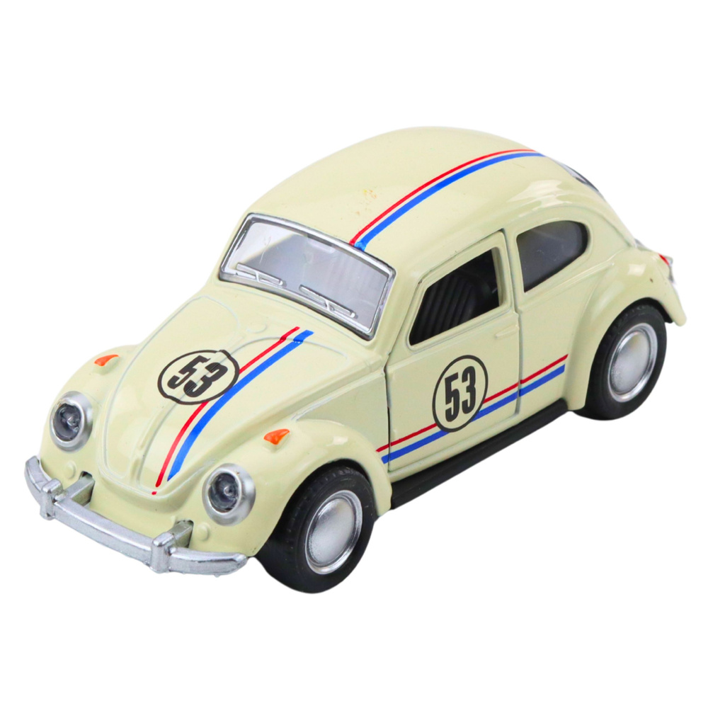Kovový model klasického garbusu 1:32 LEAN Toys s otevíracími dveřmi — Detail