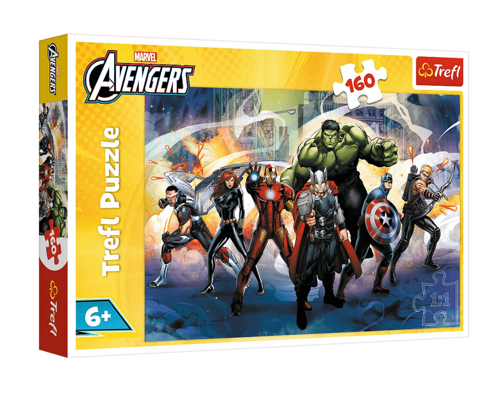 Hlavolam Trefl Puzzle Marvel Avengers 160 dílů — Celkový pohled