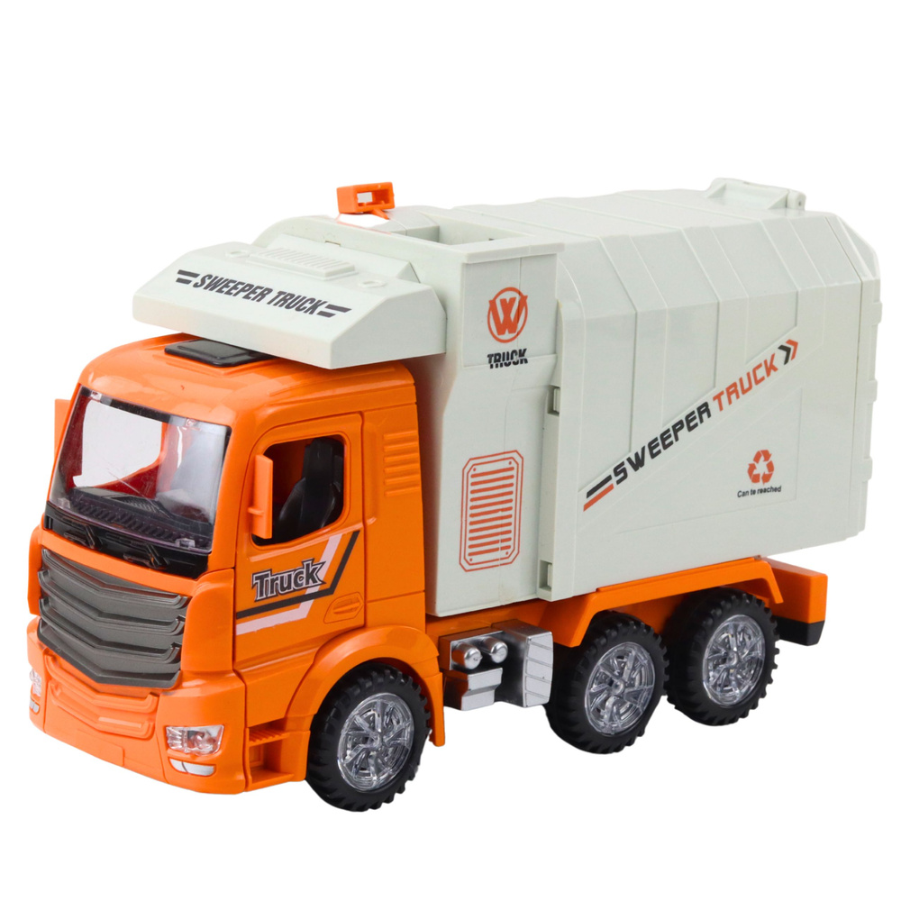 Městské popelářské auto LEAN Toys s světelnými a zvukovými efekty, vhodné pro děti od 3 let — Detail