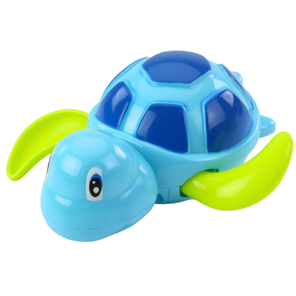 Nakrucovací želva LEAN Toys pro děti od 3 let, rozměry 13 x 5 x 12 cm, z netoxického plastu — V provozu