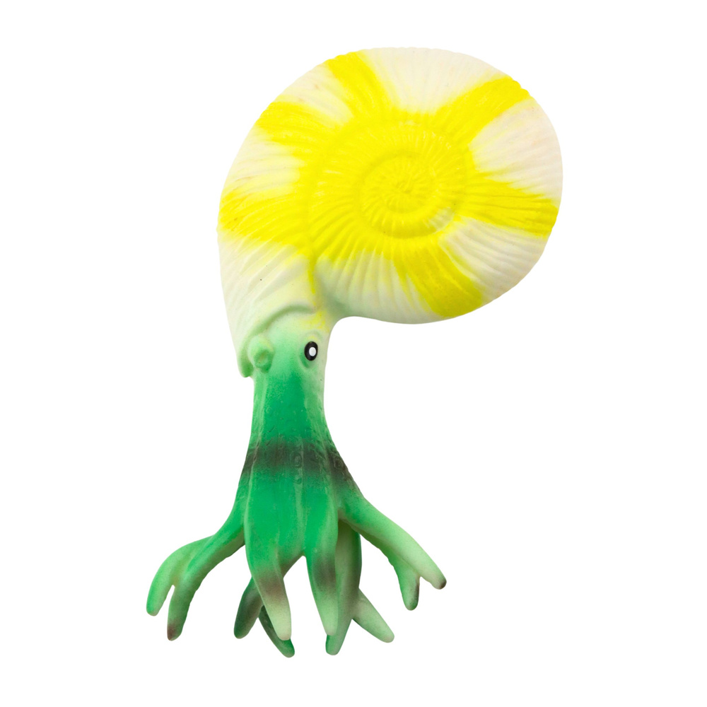 Sada Mořských Zvířat LEAN Toys – Krab, Rozvězda, Kalmár, Amonit, Rybka – 5 ks — Detail