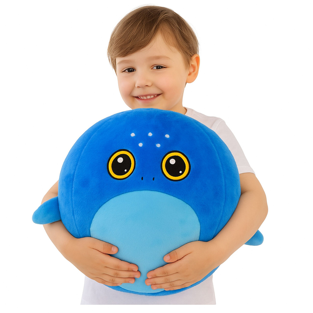 Skákací plyšová koule LEAN Toys, bezpečná pro děti od 3 let — V provozu