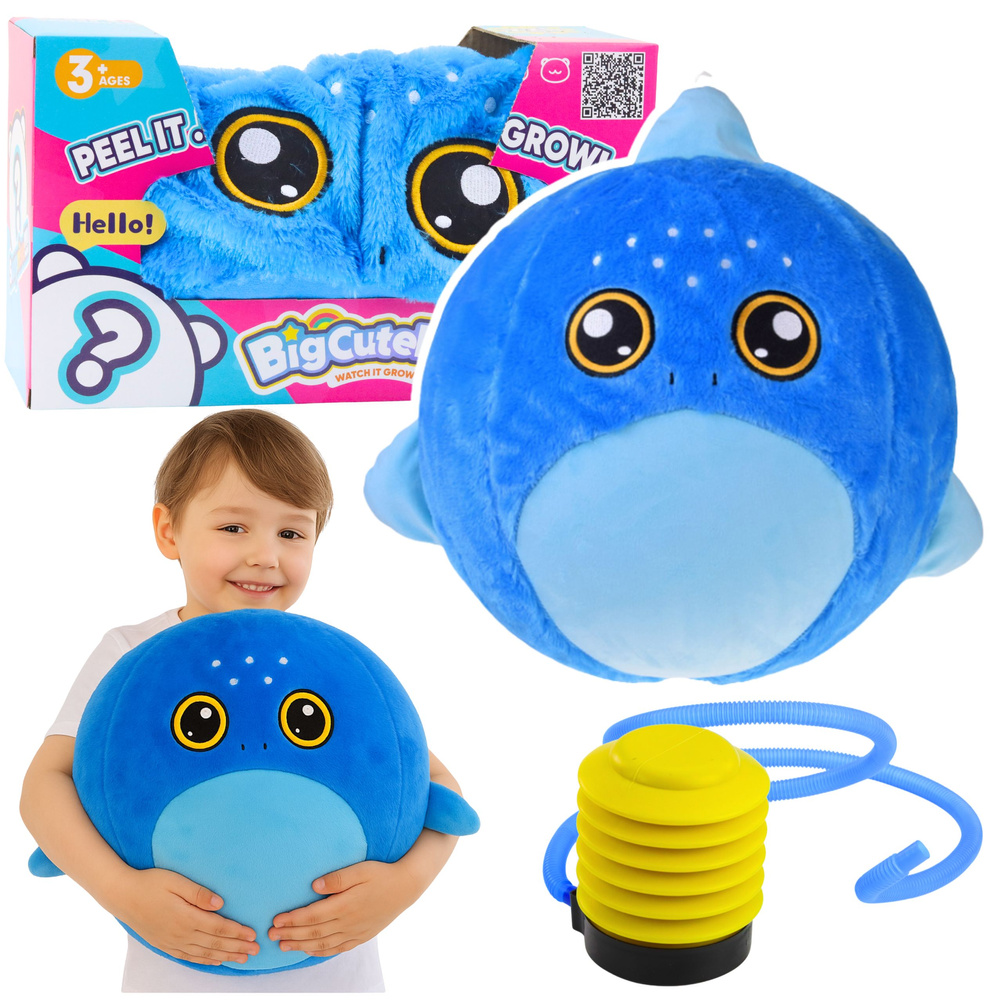 Skákací plyšová koule LEAN Toys, bezpečná pro děti od 3 let — Celkový pohled