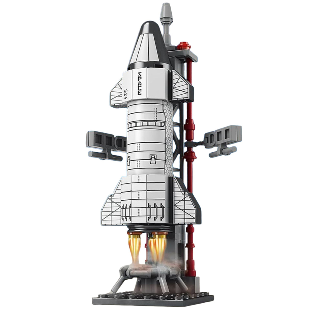 Stavebnice kosmická raketová věž 107 ks - objevte vesmírné dobrodružství — Detail