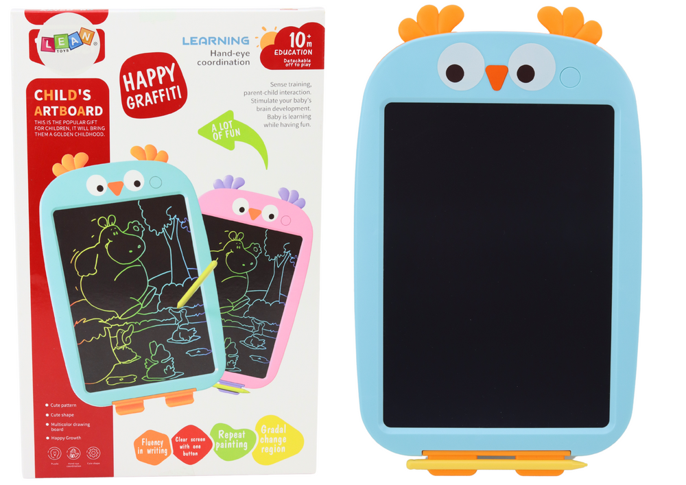 Tablet Kreslící Deska Grafický Ptak Stylus Modrý