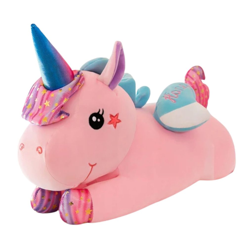 Plyšový Jednorožec 3v1 LEAN Toys, Měkký, 55 cm, Pro Děti Od 3 Let — Detail