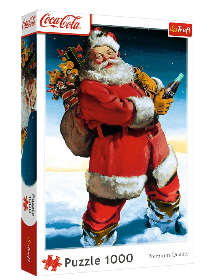 Vianočné puzzle s 1000 dielikmi – Coca-Cola Santa, Trefl 10923