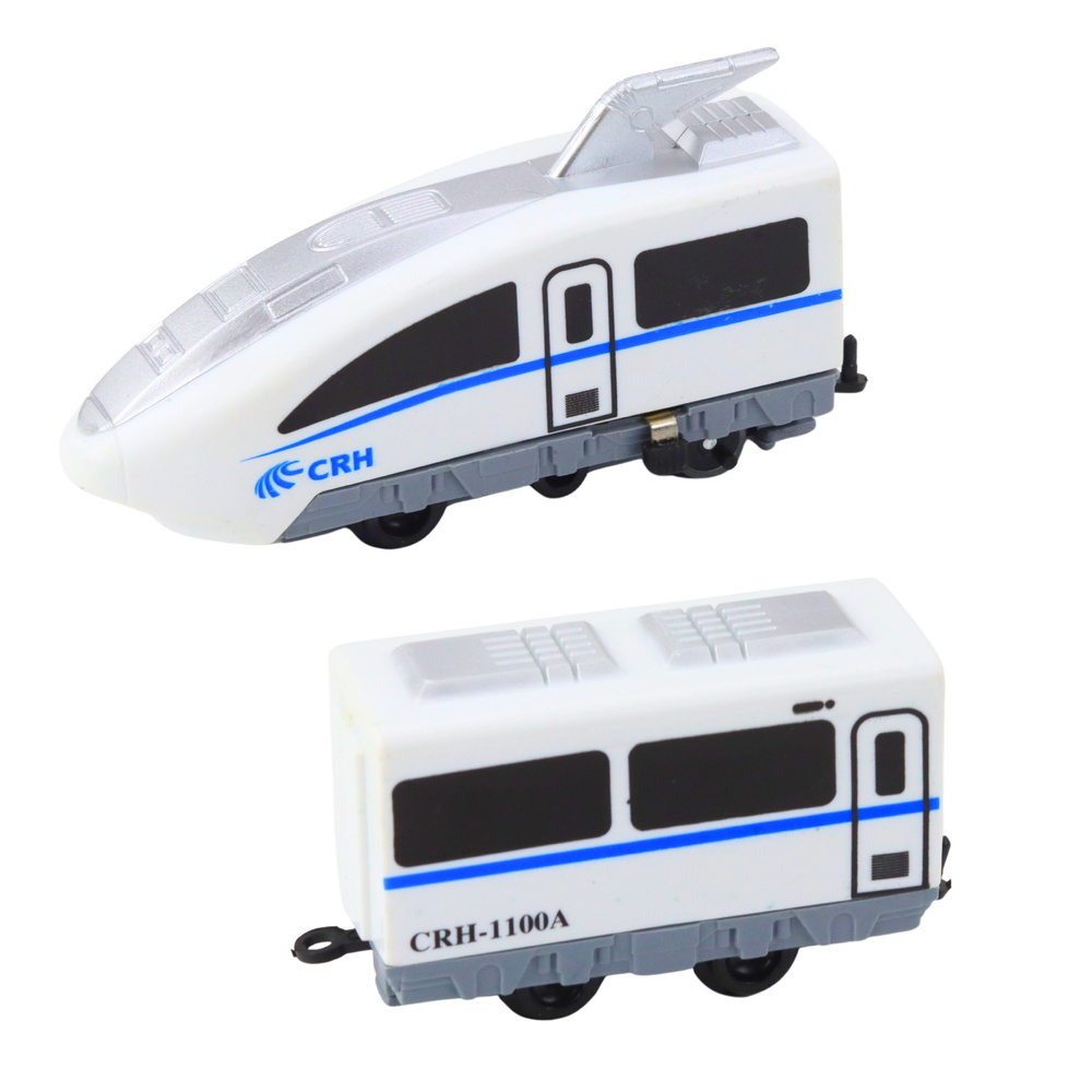 Elektrický vlak LEAN Toys City Express 13 dílků — V provozu