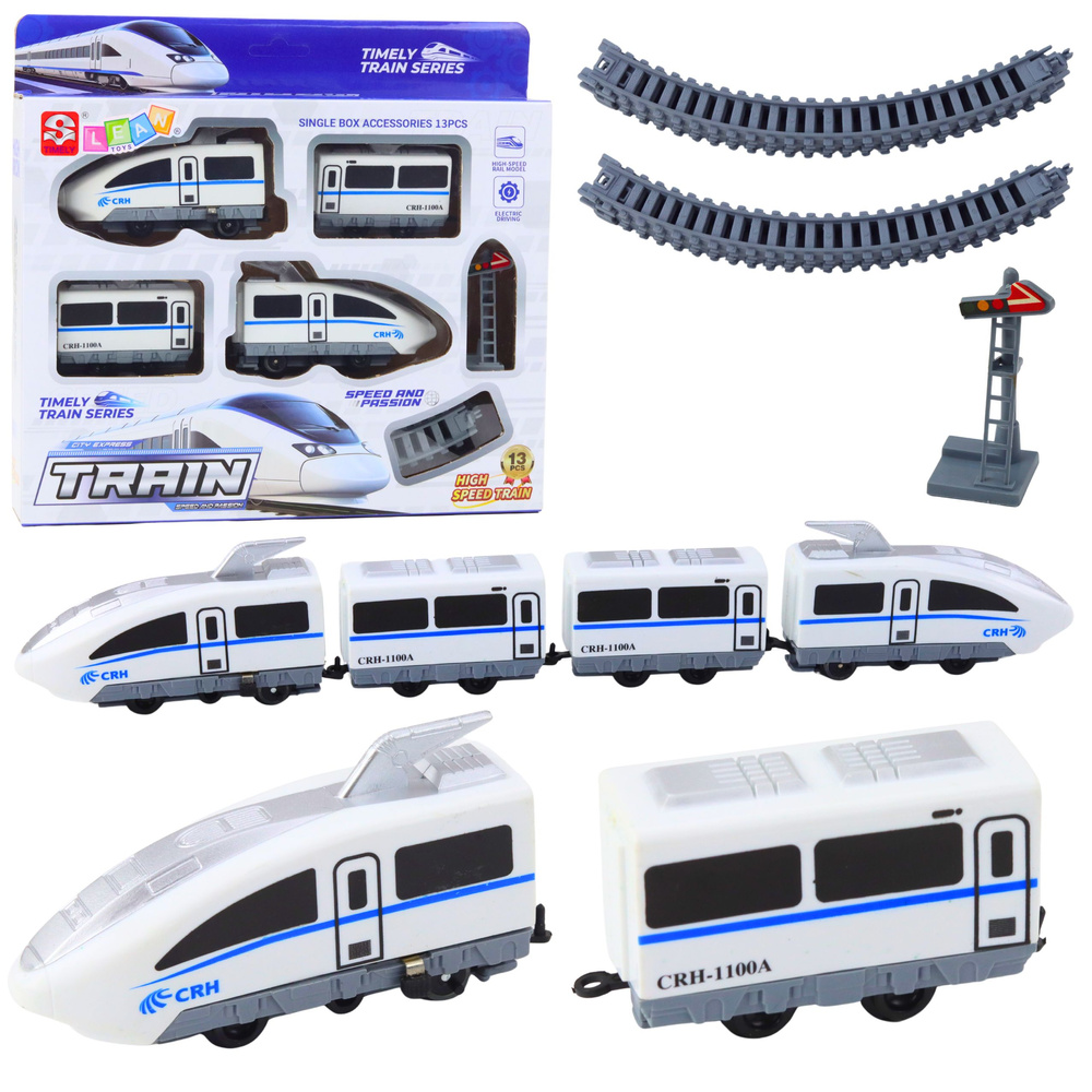 Elektrický vlak City Express: Kreatívna zábava pre malých nadšencov, 13 dielov