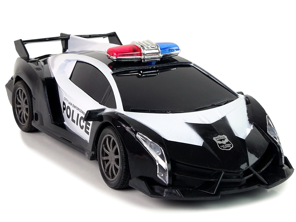 Závodní R/C Policejní Auto 1:16 s LED Světly a R/C Ovladačem