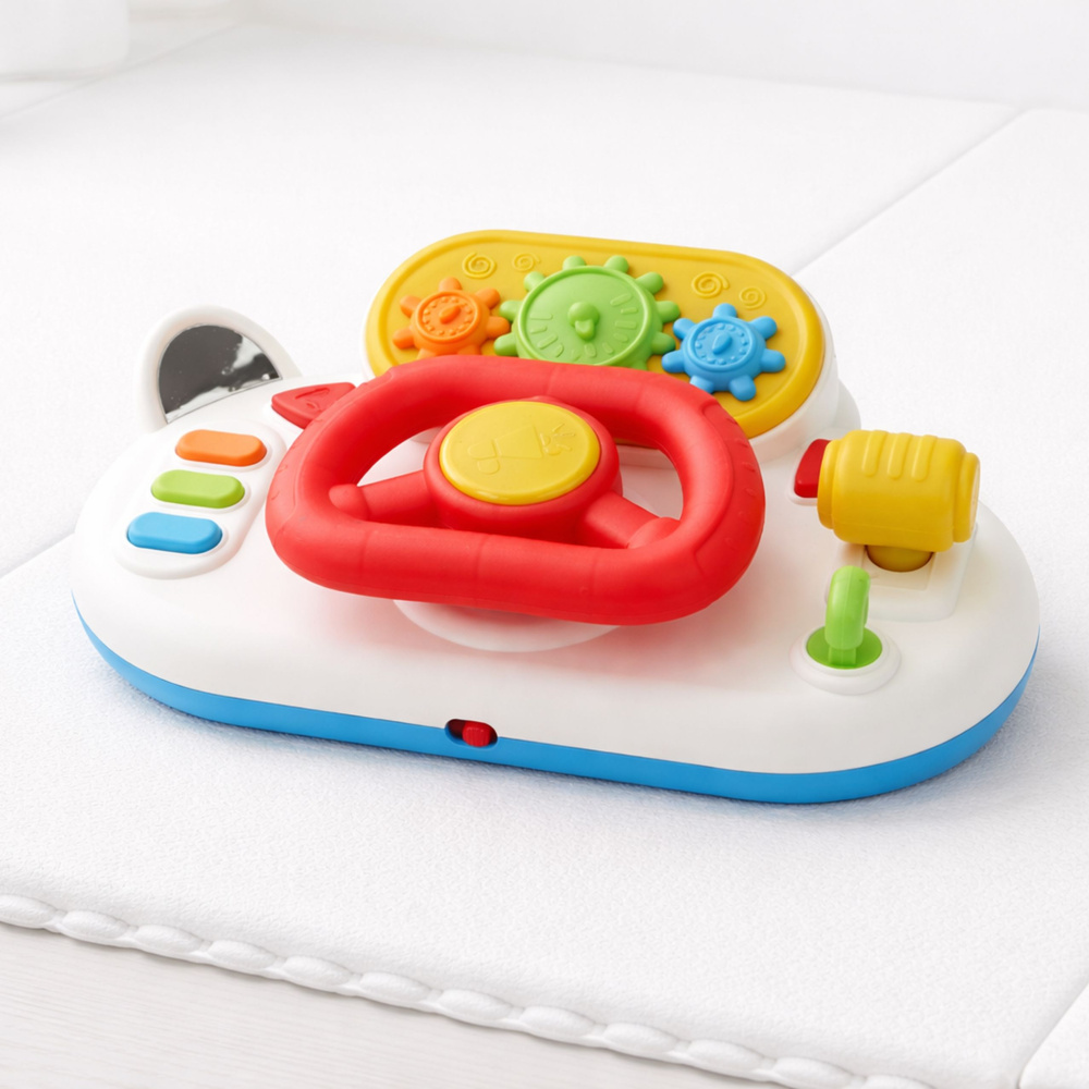 Interaktivní simulátor řízení LEAN Toys s zvuky a světly — V provozu