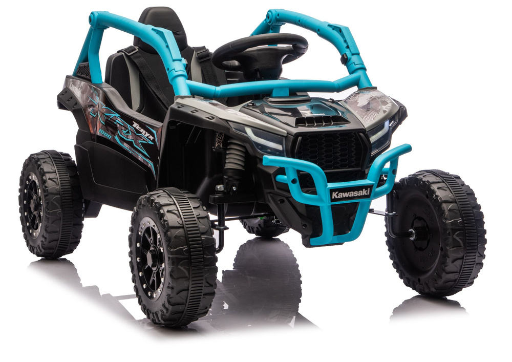 Dětské elektrické auto LEAN CARS JS330, černé/modré, 24V5Ah, 2x100 W, s dálkovým ovládáním — Celkový pohled