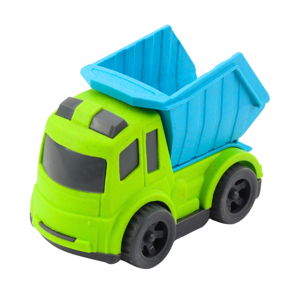 Stavební vozidla set LEAN Toys – sklápěčka a bagr pro děti od 18 měsíců — V provozu