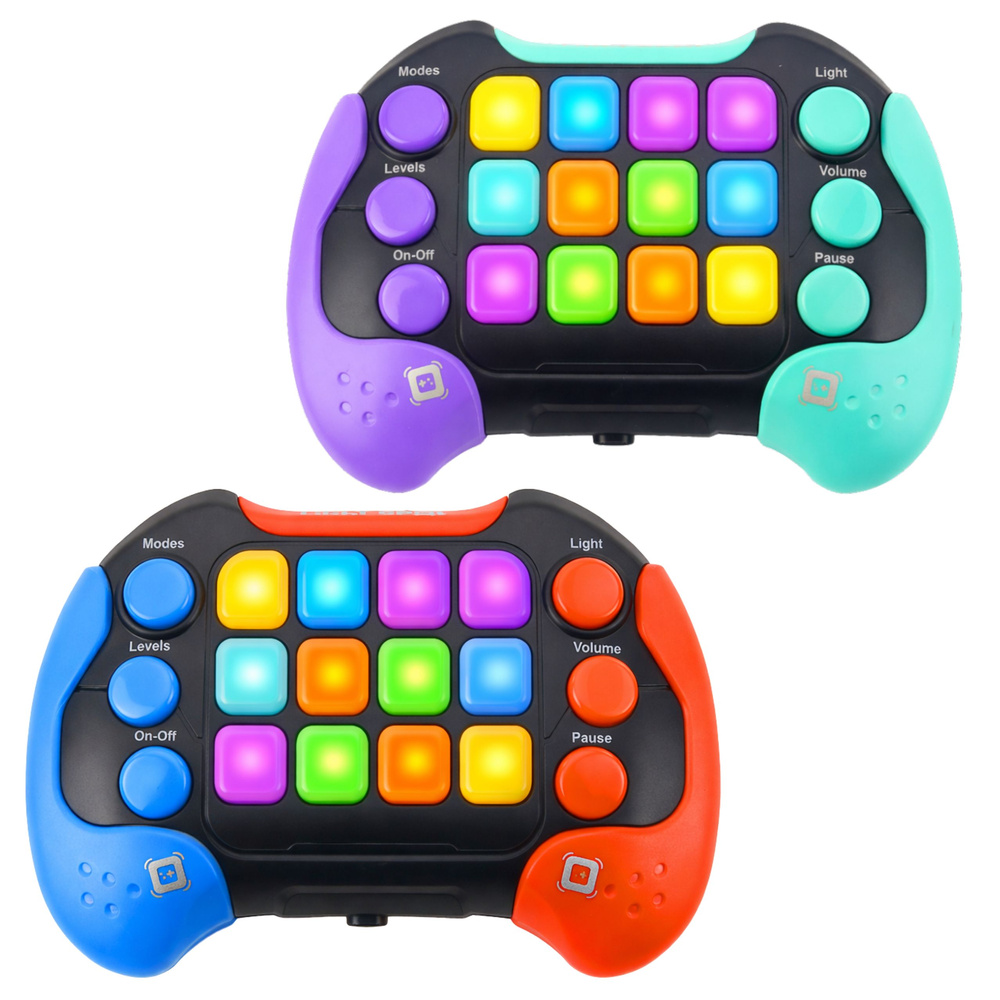Elektronická konzole LEAN Toys Light Spot s 11 herními módy — Detail tlačítek