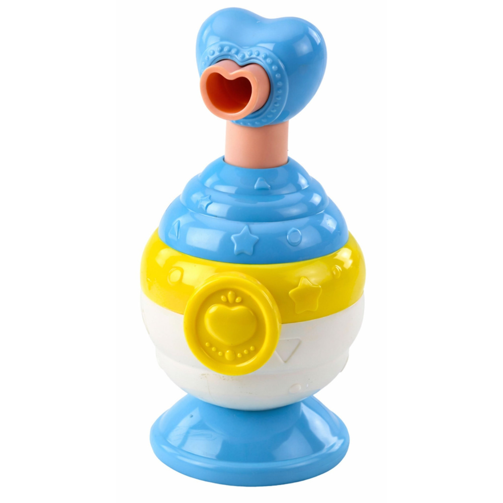 Sada koupelových hraček LEAN Toys – kachnička, dávkovač, kubíček pro děti 18m+ — Detail Kachničky