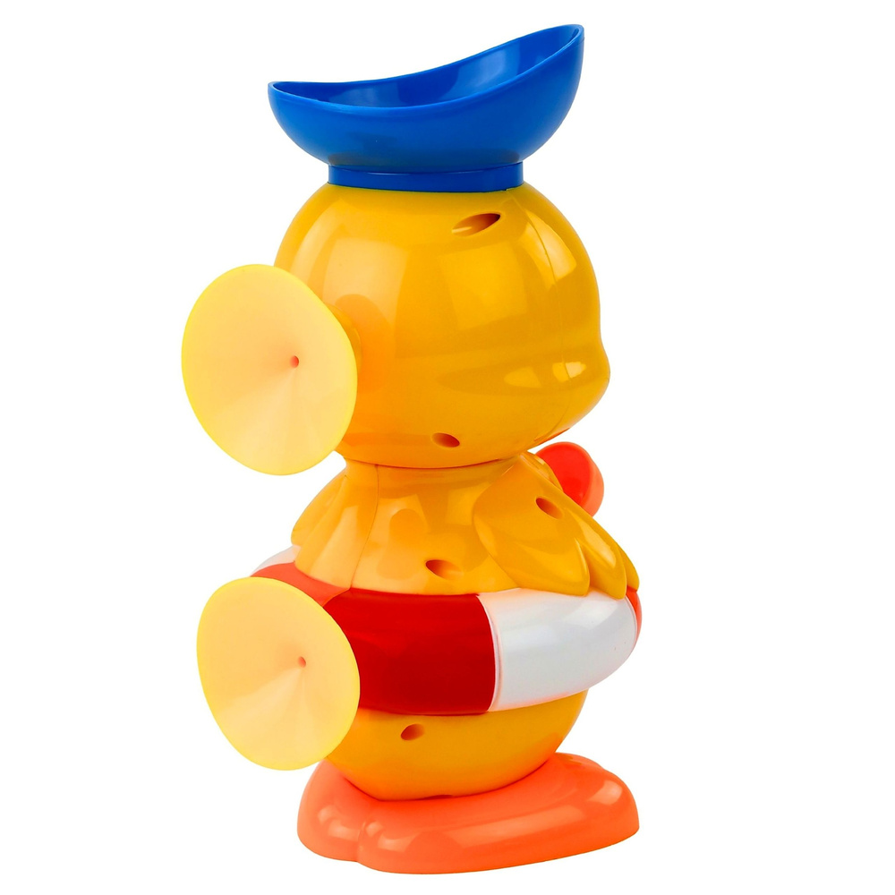 Interaktivní Kačenka LEAN Toys s Vodním Mlýnkem a Přísavkami — V provozu