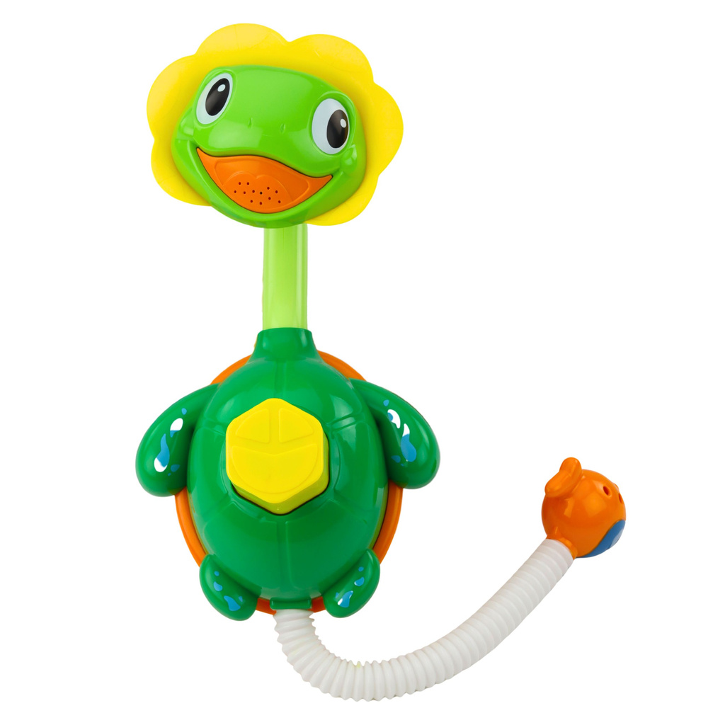 Sprchová fontána LEAN Toys Želva s rybkou 23 x 13 x 34 cm, 500 g, pro děti od 18 měsíců, 24 měs. — Detail