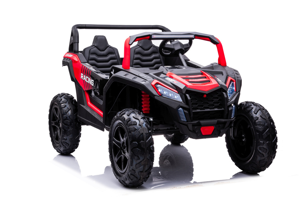 Dětský elektrický buggy LEAN CARS A032 STRONG, červený, 15 km/h, od 6 let — Celkový pohled