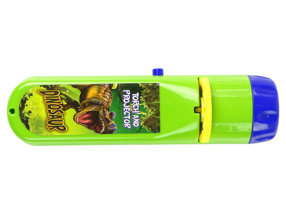 Projektor LEAN Toys se 3 disky a 24 snímky dinosaurů pro děti od 3 let — V provozu
