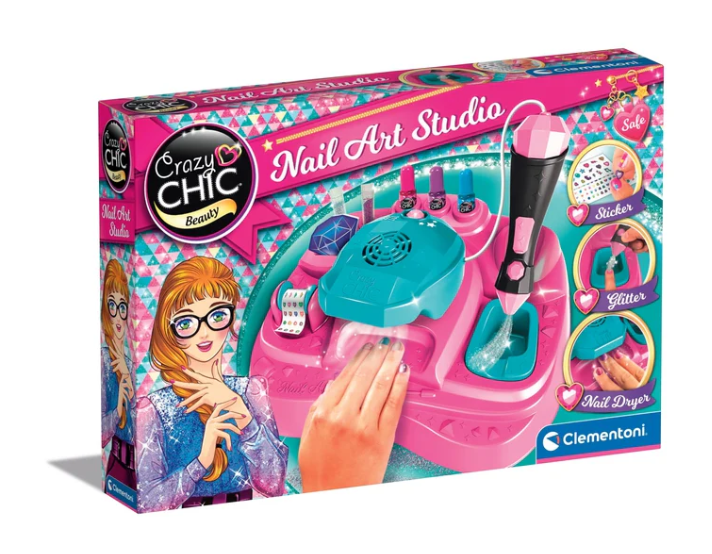 Manikúrní Studio Clementoni CRAZY CHIC pro dívky od 4 let — Celkový pohled