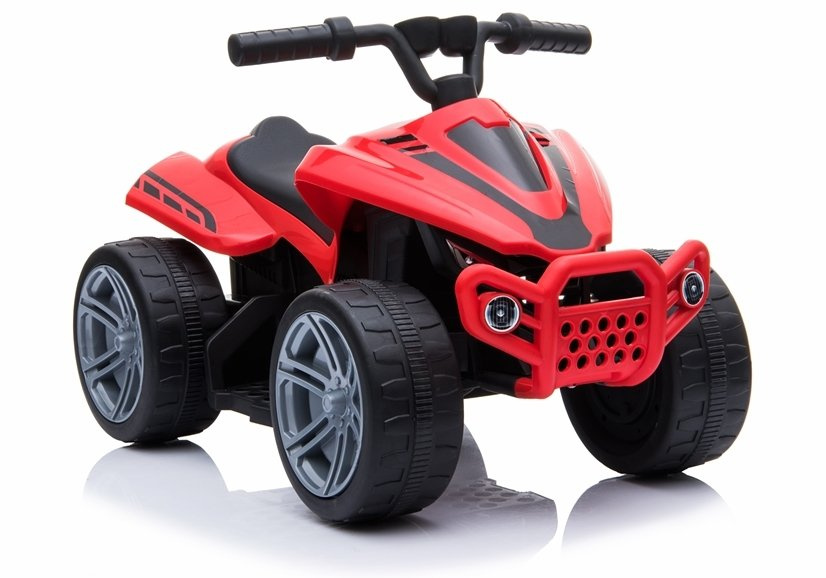 Detská elektrická štvorkolka LEAN Toys TR1805 6 V, červená – maximálna rýchlosť 3 km/h, nosnosť 30 kg