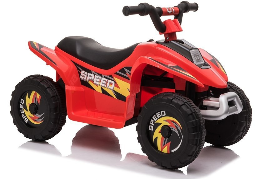 Detská elektrická štvorkolka LEAN Toys XMX612 6 V, červená – motor 35 W, bezpečná brzda, pre deti od 3 rokov