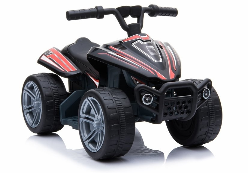 Detská elektrická štvorkolka LEAN Toys TR1805 čierna 6 V 35 W s automatickou brzdou