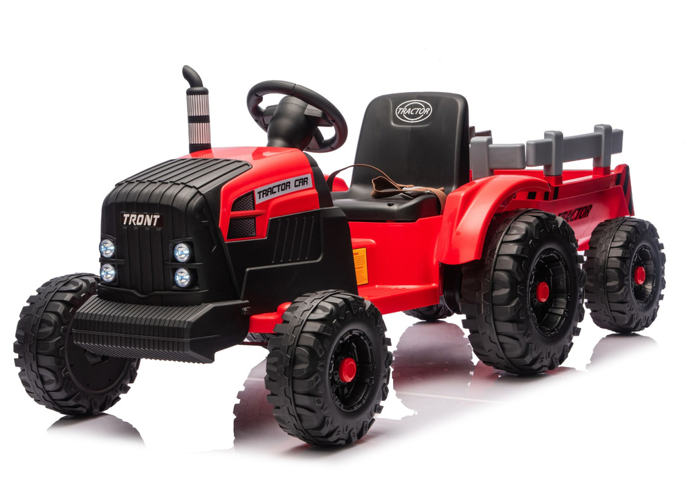 Dětský červený traktor CH9959B s přívěsem — 2×120 W motory a LED světla, model LEAN CARS (24 V) — Detail motorů