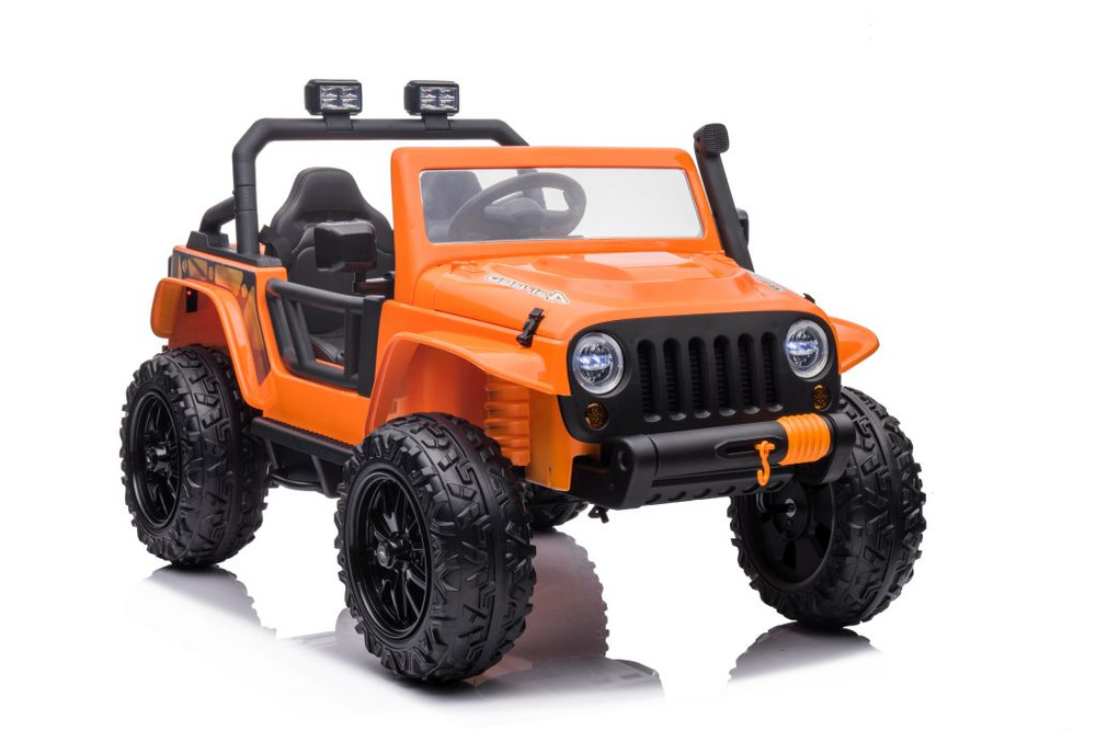 Elektrické auto na batériu LEAN Toys XB-1118 12 V 4 × 45 W s diaľkovým ovládaním, oranžové