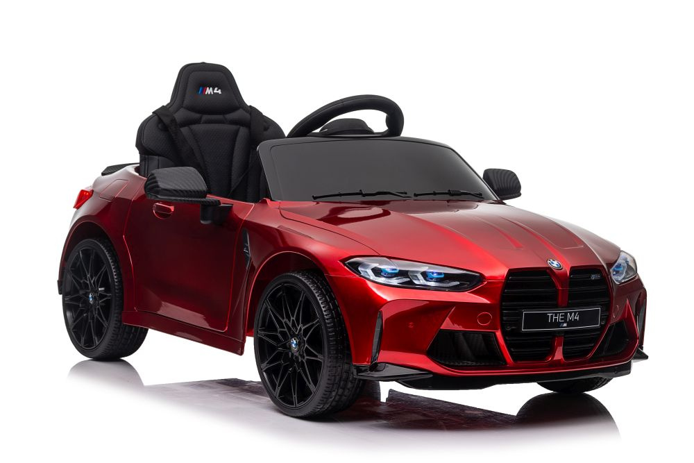Elektrické Auto Na Akumulátor BMW M4 Lakované Červené