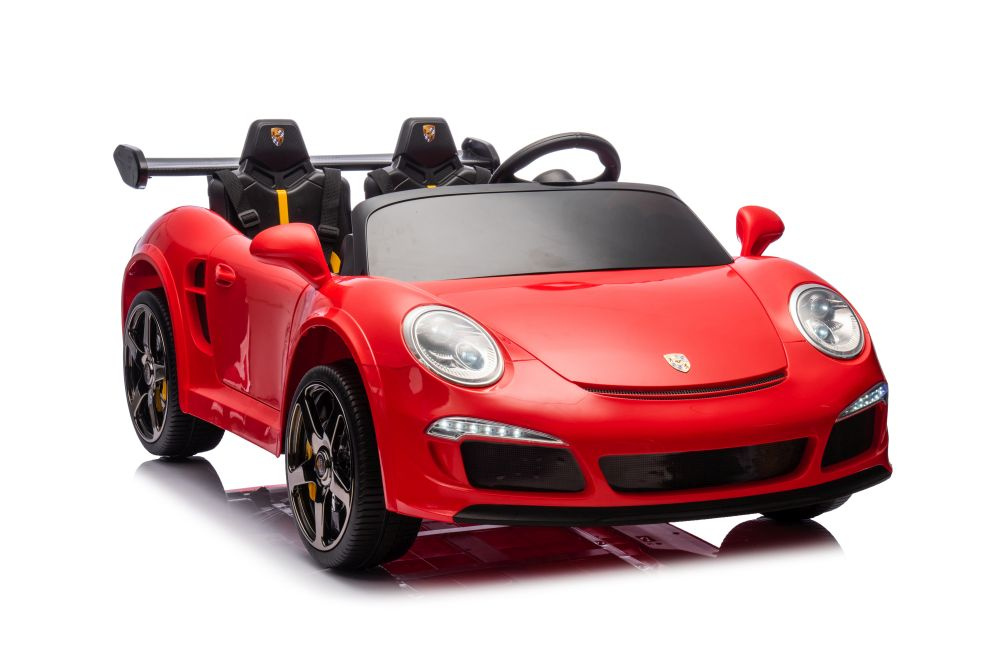 Detské elektrické autíčko LEAN Toys S322 červené 4x4 s Bluetooth a kolesami z EVA