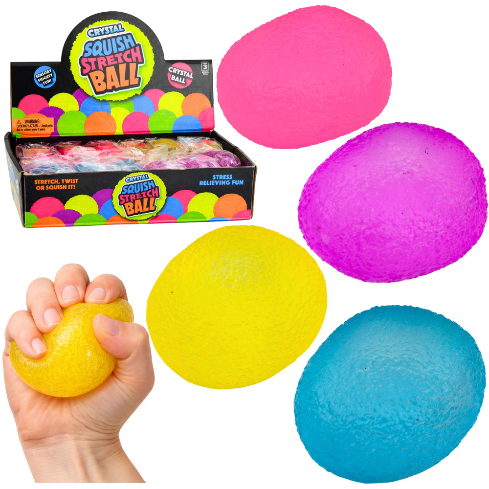 Antistresový senzorický míček 6 cm – relaxace pro děti i dospělé — Celkový pohled