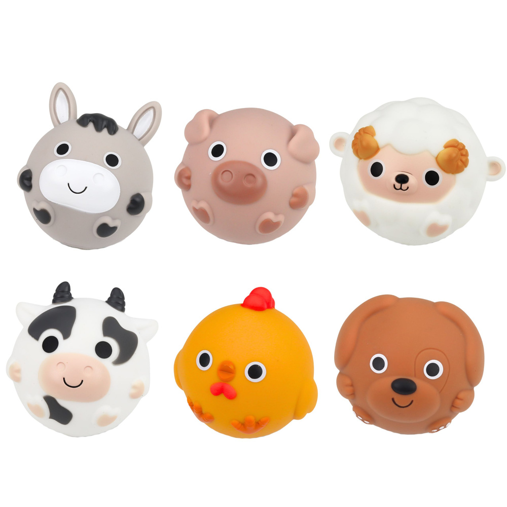 Set koupelových hraček LEAN Toys – zmáčená zvířátka se skluzavkou a sitkem — Detail