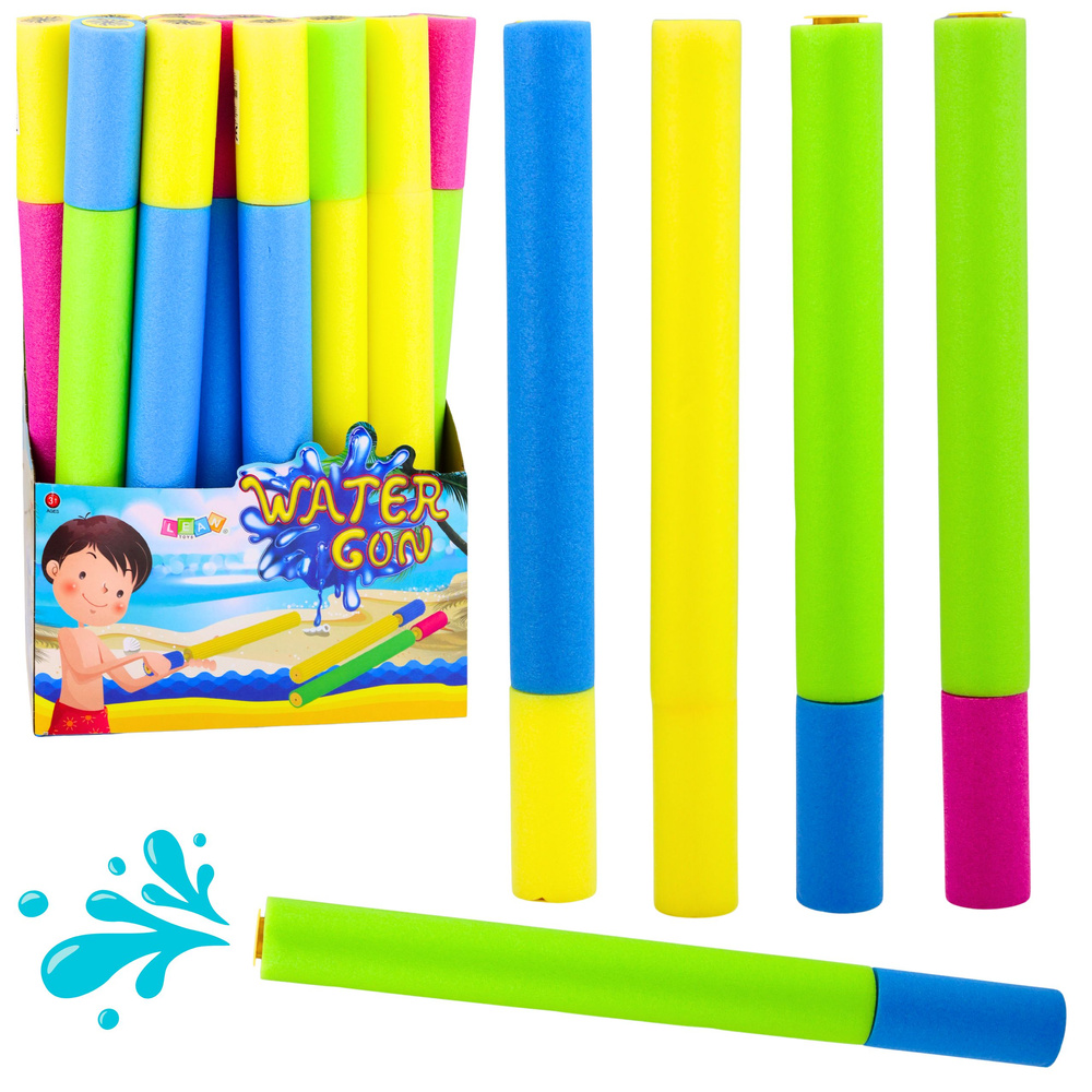 Vodní pěnová zbraň LEAN Toys s pumpičkou pro bezpečnou zábavu +3 — Celkový pohled