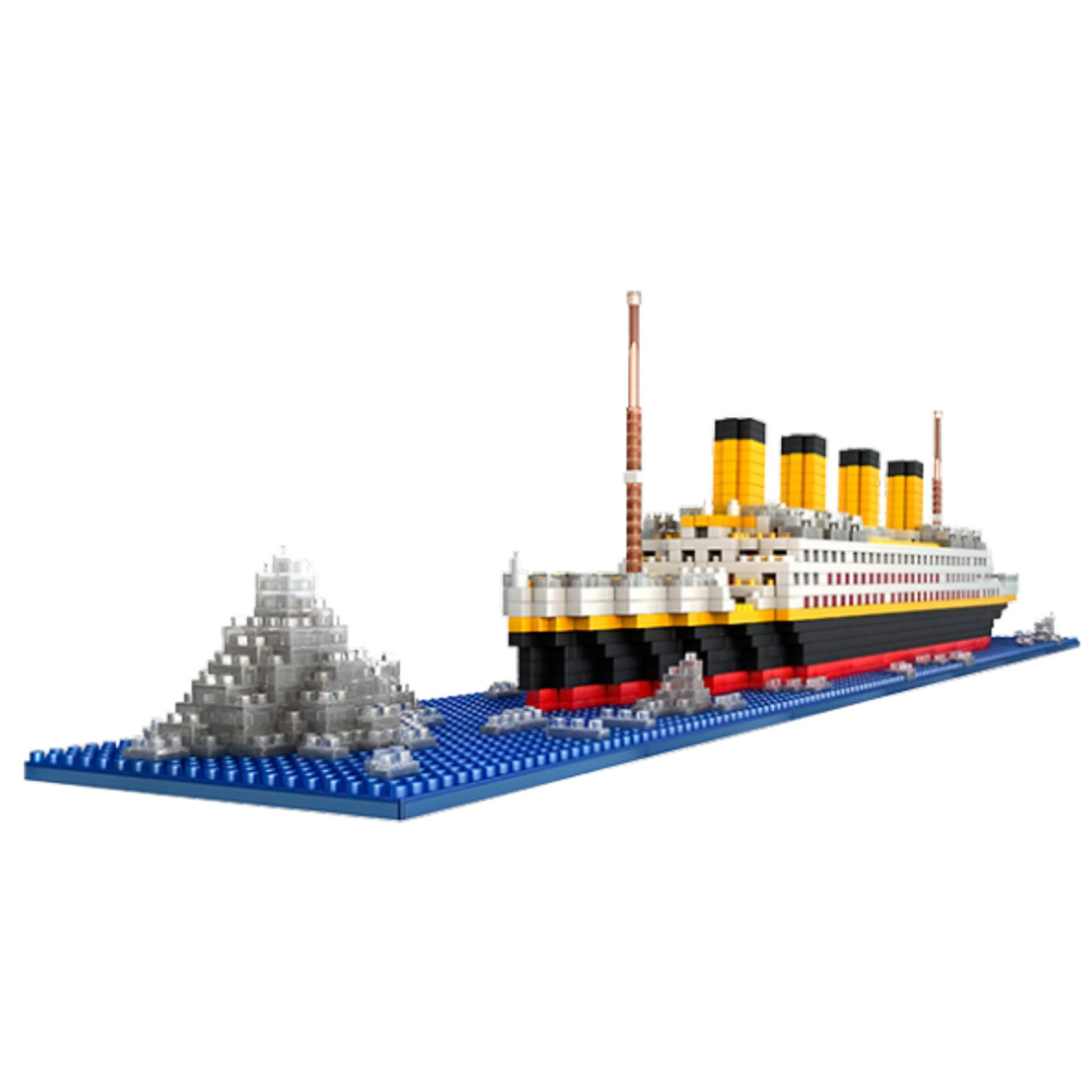 3D Model Titanicu LEAN Toys, 1878 dílků, pro děti od 9 let — Detail