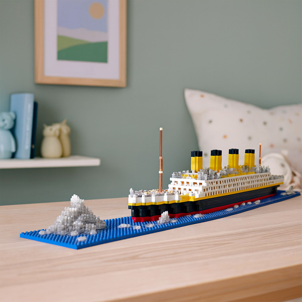 3D Model Titanicu LEAN Toys, 1878 dílků, pro děti od 9 let — V provozu