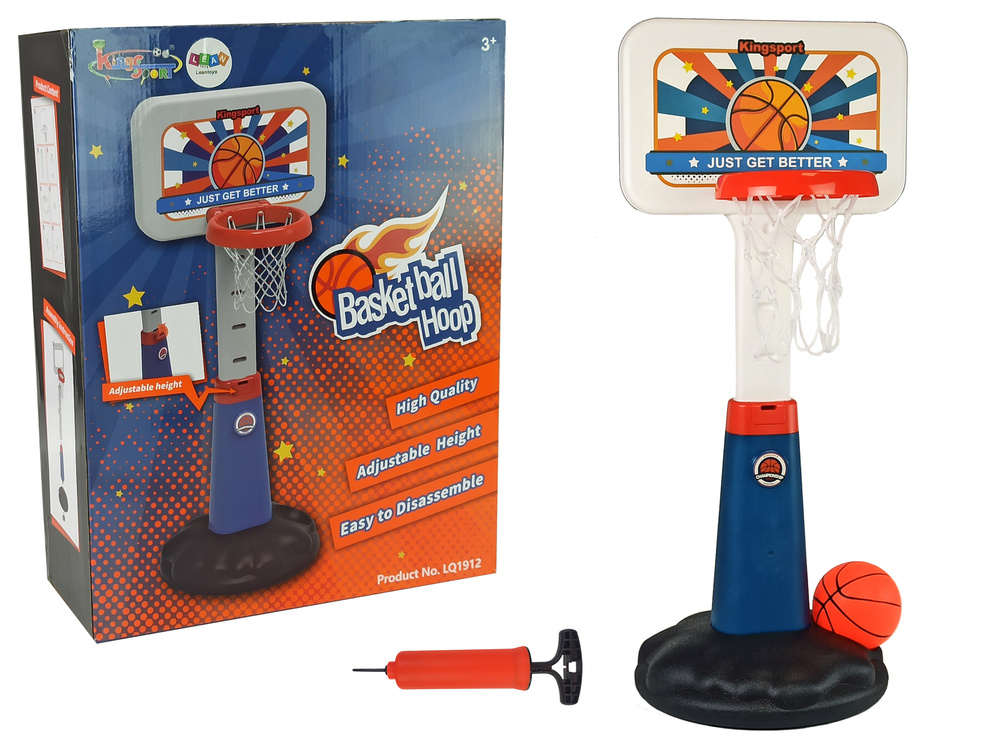 Basketbalový koš LEAN Toys výška 125 cm pro děti od 3 let — Celkový pohled