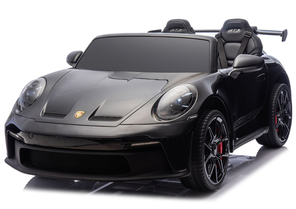 Elektrické auto LEAN CARS Porsche GT3 černý lakovaný dětský model — Detail