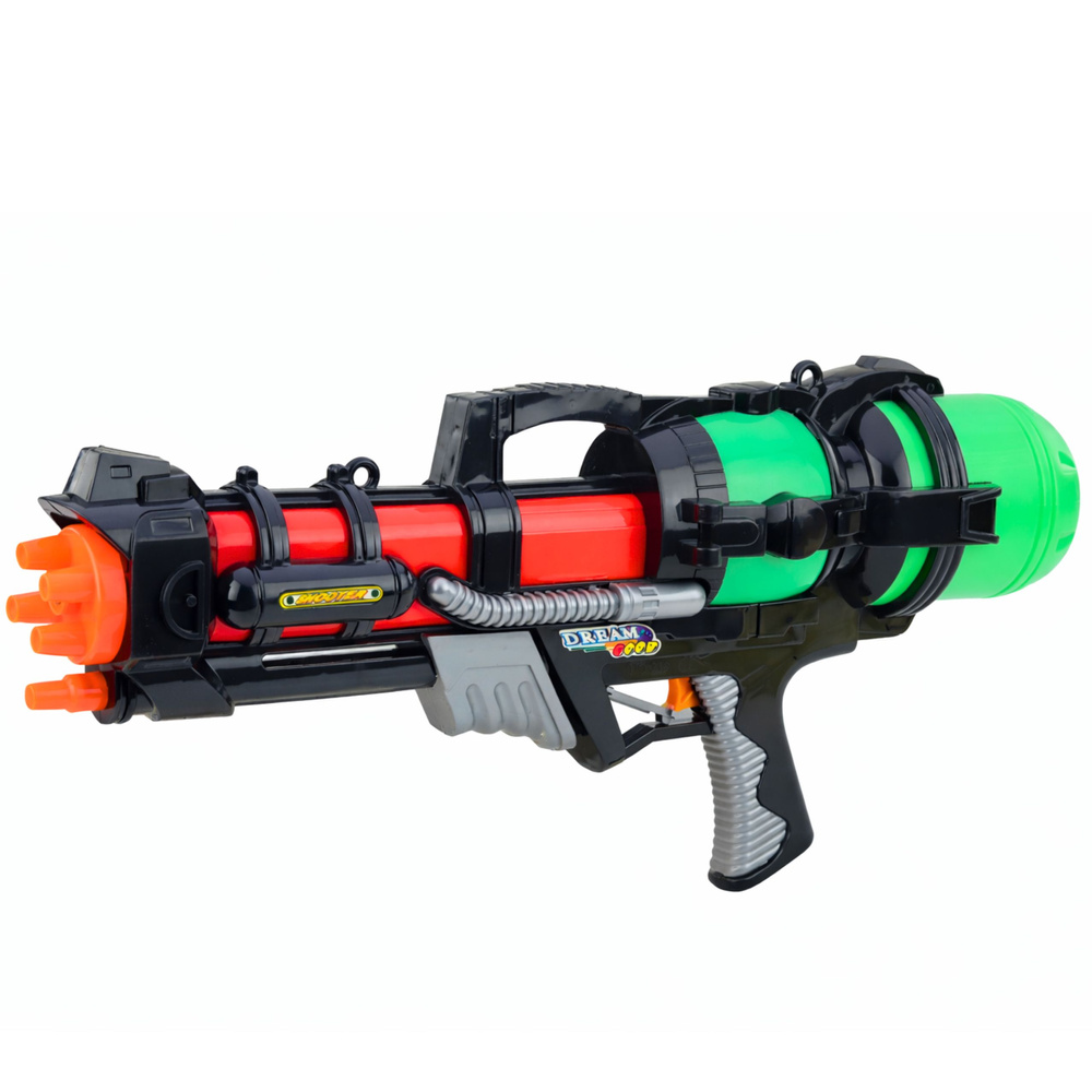 Vodní pistole LEAN Toys s dosahem 6 m a objemem 1,25 l, pro děti od 3 let — Detail