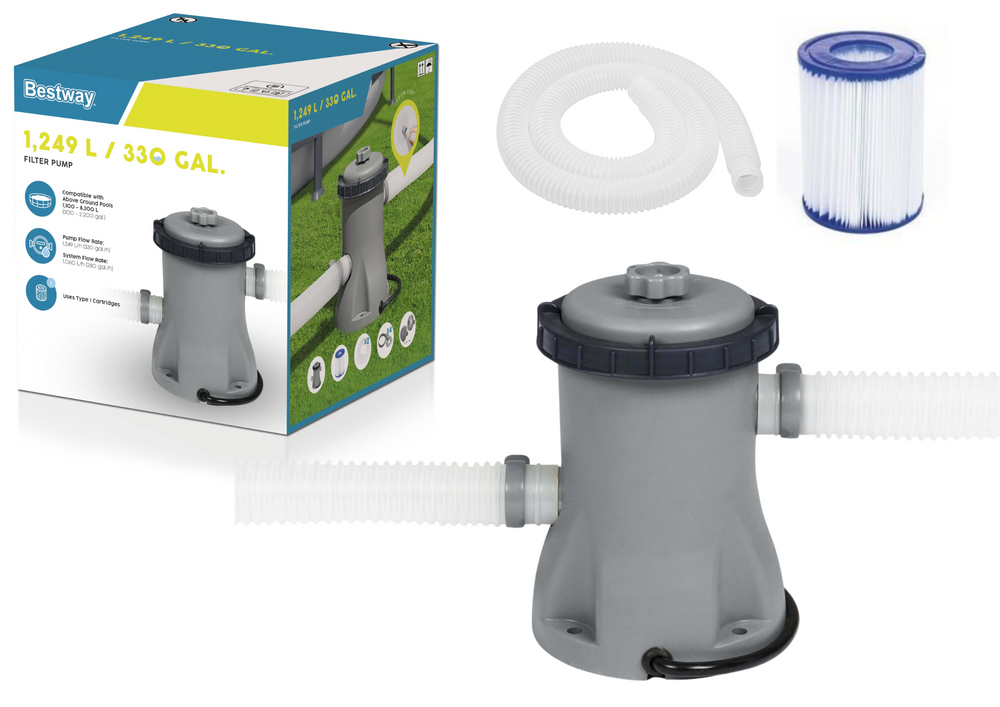 Filtračné čerpadlo Bestway 1249 L/h pre bazény do 6500 L typ 1 s kompletným príslušenstvím