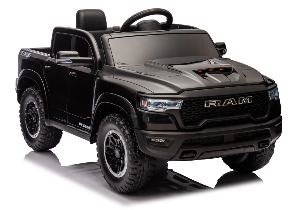 Elektrické Auto na Akumulátor ZB618 Dodge Ram Černé