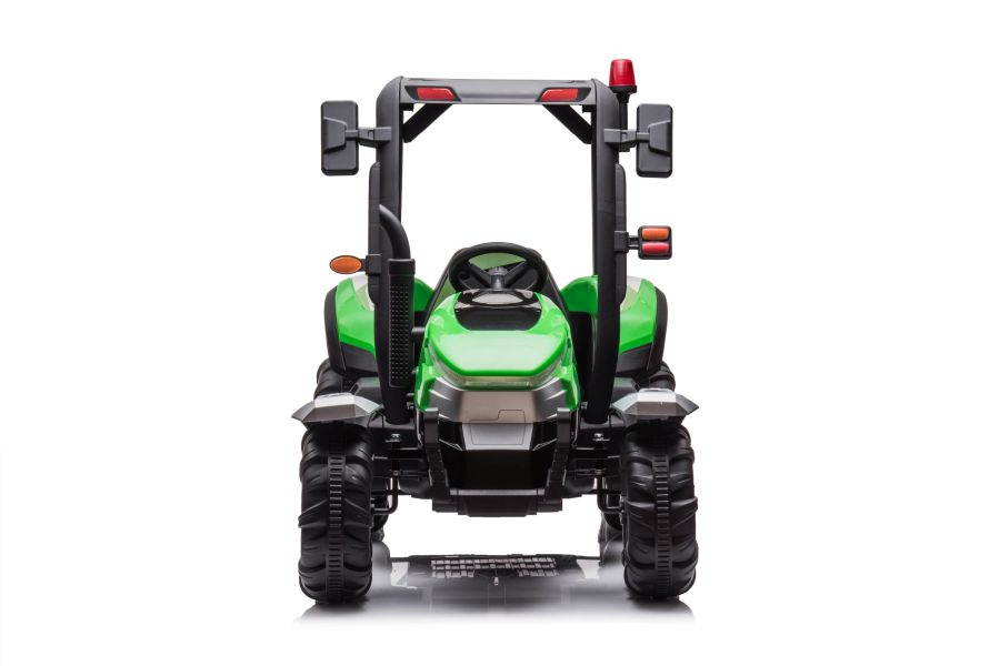 Elektrický traktor LEAN CARS BLT-206 zelený 2x200W 3 rychlosti 3-8 km/h 30 kg — V provozu