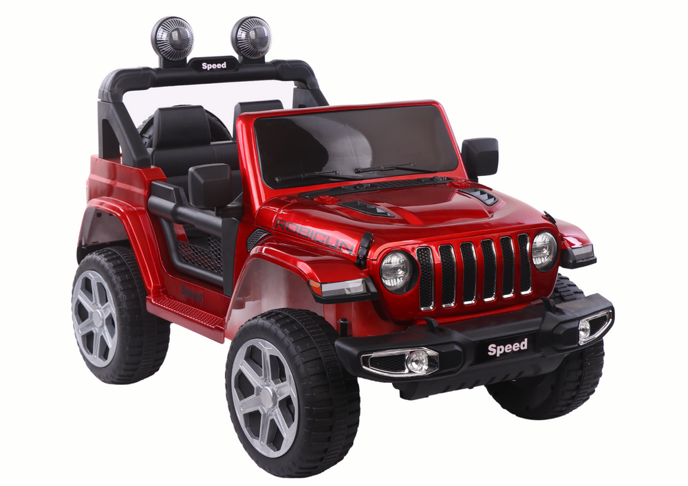 Elektrické vozítko FT-938 červené lakované 4x4 LEAN Toys s dálkovým ovládáním a LED osvětlením